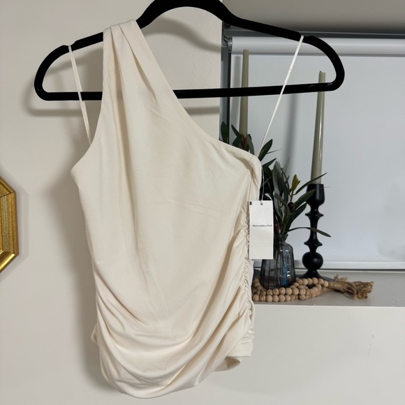 Abercrombie & Fitch Tops - Abercrombie & Fitch Asymmetrical Strap Top NEW - Tags On